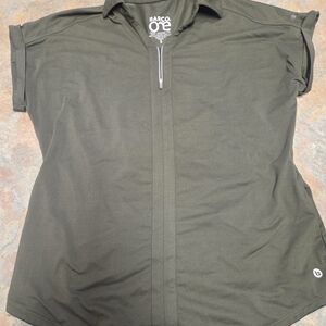 Barco Uniforms Forest Green Zip-Up Top